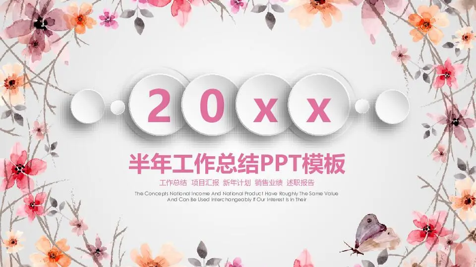 工作总结PPT模板