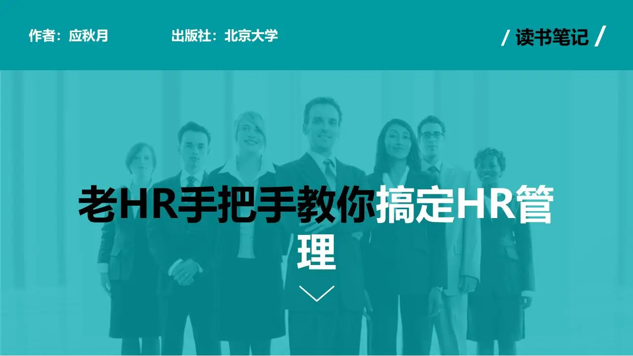 公司企業HR人力資源管理PPT