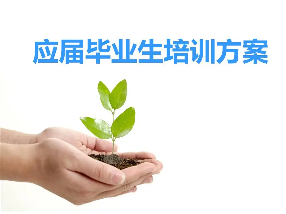 应届毕业生培训计划PPT