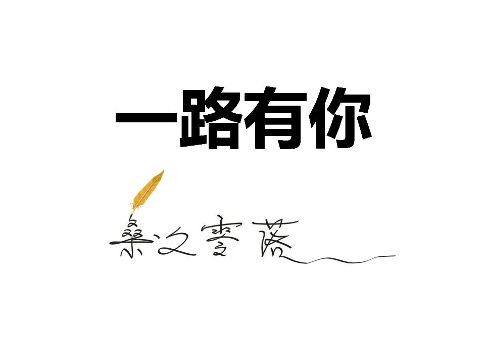 一路走来的爱情ppt动画