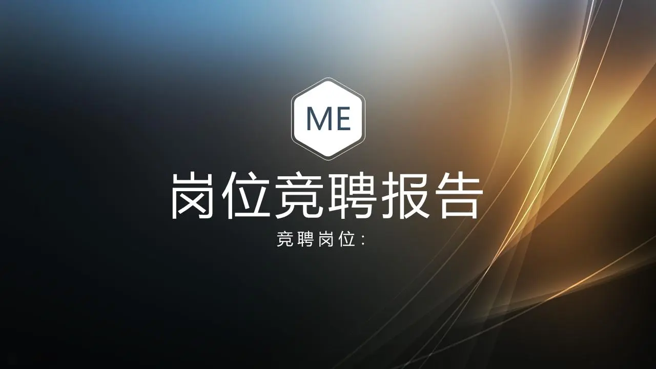 Vista风格的工作标书PPT模板