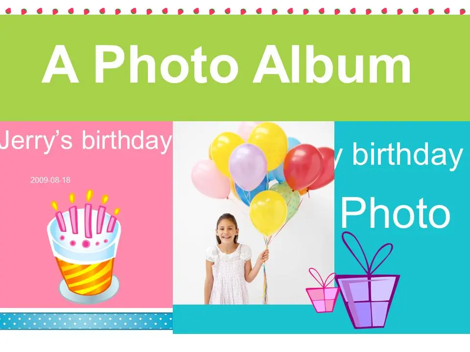 国外生日快乐PPT模板