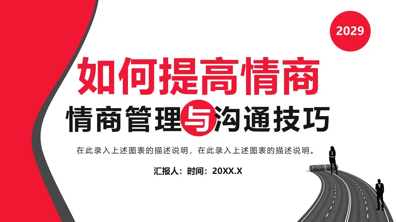 情商管理与沟通技巧培训PPT模板