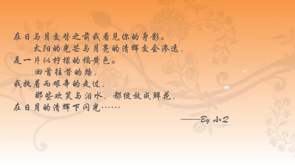 《我的方式》个人简历PPT动画